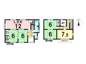 一宮市更屋敷字居住　中古一戸建て