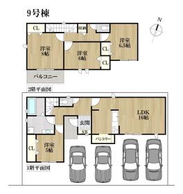 リナージュ名古屋市港区船頭場１丁目　全13区画　9号棟　新築一戸建