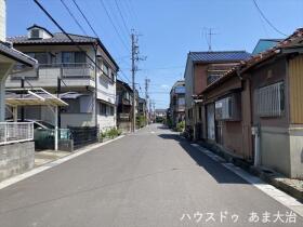 あま市新居屋江上田　建築条件なし土地