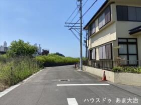 あま市新居屋江上田　建築条件なし土地