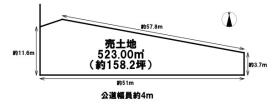 ●津島市神守町字持竿　建築条件なし土地