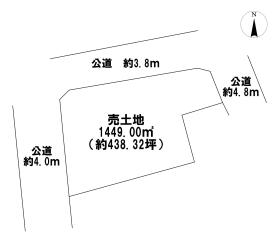 ●江南市東野町鐘鋳山　建築条件なし土地