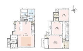 タマタウン中川区篠原小　新築一戸建て　全3棟　1号棟