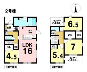 ○LiveleGardenS津島市江西町4丁目　全2棟　2号棟　新築一戸建て