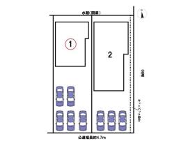 ブルーミングガーデン一宮市北方町北方　全2棟　1号棟　新築一戸建て