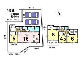 一宮市木曽川町黒田1期　全7棟　7号棟　新築一戸建て