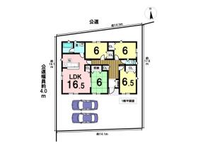 クレイドルガーデン四日市市高花平　第4　全1棟　新築一戸建て