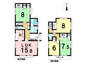 一宮市西五城字上切　中古一戸建て
