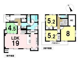 タマタウン津島藤浪駅　全３棟　２号棟　新築一戸建て