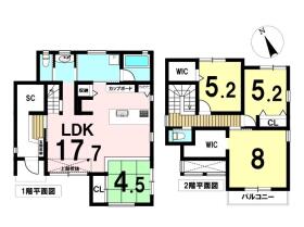 タマタウン津島藤浪駅　全３棟　３号棟　新築一戸建て