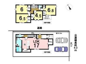 リナージュネクスジー四日市市小杉町02期　全1棟　新築一戸建て