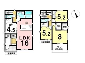 グラファーレ一宮市大赤見　1号棟　新築一戸建て
