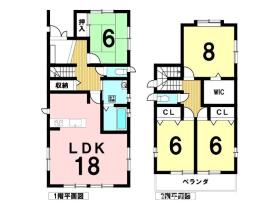 一宮市三条字田畑　中古一戸建て