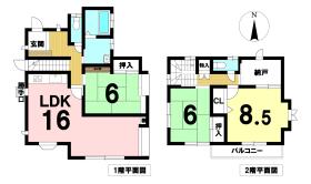 愛西市須依町白山　中古一戸建て