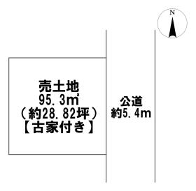 ●一宮市起字西茜屋　建築条件なし土地