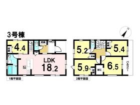 Livele Garden S一宮市冨田字古川　全3棟　3号棟　新築一戸建て