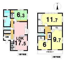 津島市神守町字下町　中古一戸建て