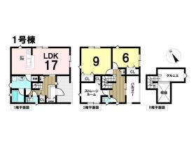 クレイドルガーデン名古屋市南区元鳴尾町第6　全2棟　1号棟　新築一戸建て